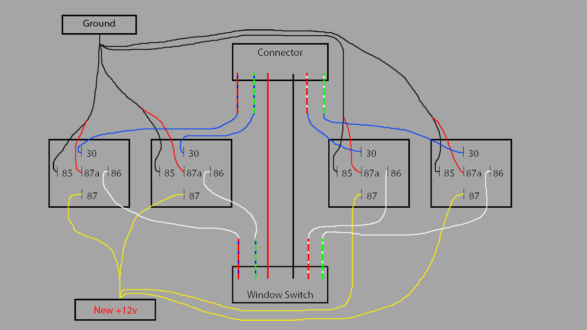 Window Switch Wire Diagram 4 Complete Wiring Schemas Window Switch Wire Diagram 4 Complete Wiring Schemas